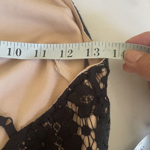 ASTR The Label Black & Nude Lace Overlay Sleeveless Mini Dress Size S Small NWOT - Picture 13 of 13